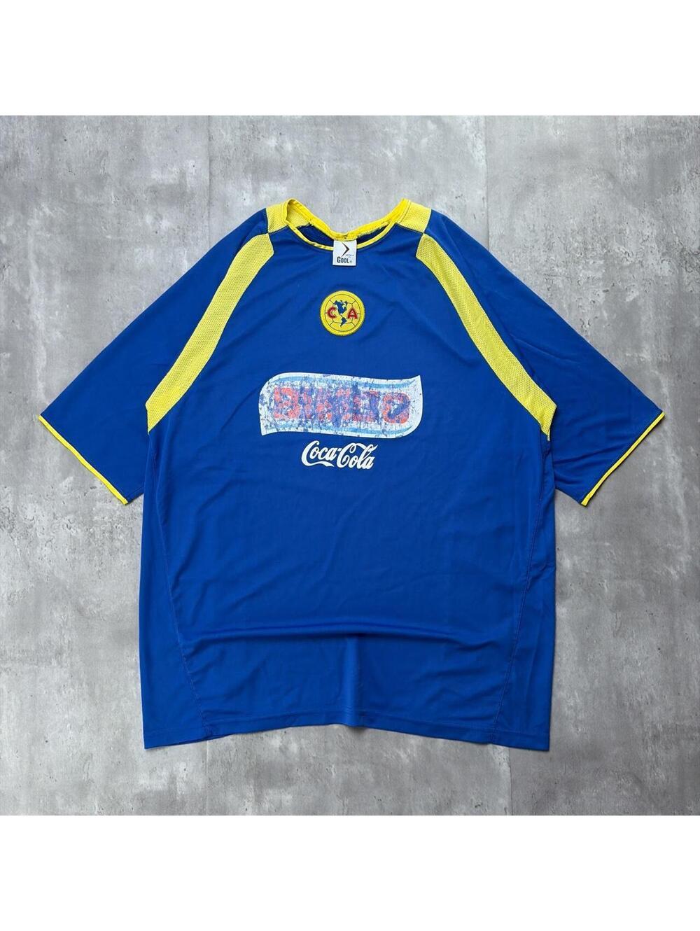Vintage Navy Gool Club America Bimbo Liga MX Soccer Jersey